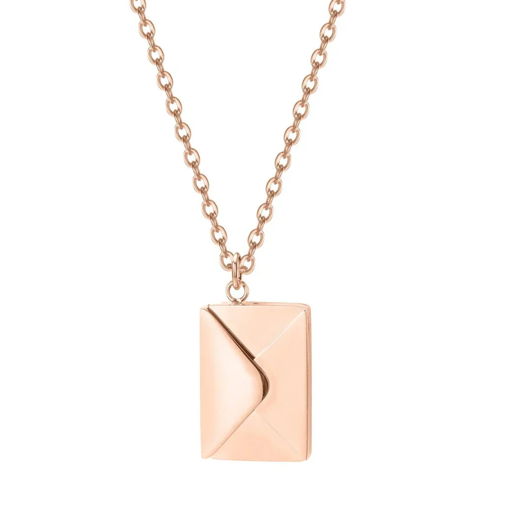 ORBITZ™   - ENVELOPE LOVE LETTER PENDANT NECKLACE