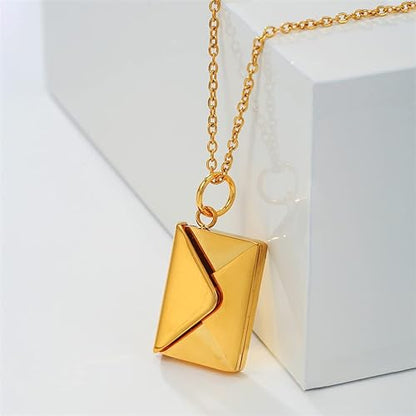 ORBITZ™   - ENVELOPE LOVE LETTER PENDANT NECKLACE